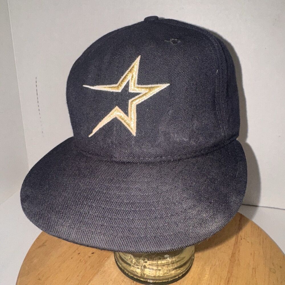 Vintage New Era Houston Astros Shooting Star 59FIFTY Fitted Wool Hat 7 1/2 USA